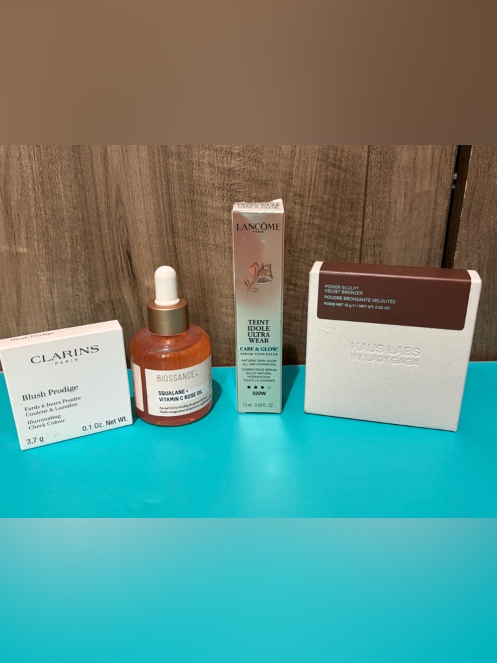 Haus Labs By Lady Gaga Cream and Brown Skincare & Serum Set
